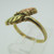 10k Coleman Co Black Hills Gold Leaf Design Ring Size 5
