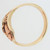 10K Black Hills Gold Coleman Co Leaves with Loop Design Ring Size 5.5
