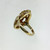 10K-12K Black Hills Gold JCO Oval Leaf Ring Size 6.5