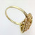 10K Black Hills Gold F. L. Thorpe Vertical Pink and Gold Leaves Ring Size 8.5