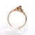 10K Black Hills Gold Coleman Co Smoky Topaz and Sapphire Ring Size 6.5