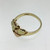 10K Black Hills Gold Landstrom Ring with Four Leaves Size 7.75