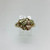 10K Black Hills Gold Landstrom Ring with Four Leaves Size 7.75