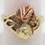 10K Black Hills Gold Coleman Co. Ring with Pink and Gold Leaves Size 6