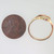 10K Black Hills Gold Coleman Co. Ring with Pink and Gold Leaves Size 6