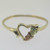 10K Black Hills Gold Coleman Company Heart Ring Size 6.5