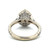 Neil Lane 14K White Gold App 1ct Pear Cut Diamond Halo Accented Split Band Engagement Ring Size 5