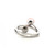 Sterling Silver Pearl Bypass Ring Size 6