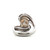 Sterling Silver White Pearl Wrap Ring Size 5