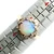 Vintage 14K Yellow Gold Opal Diamond Flower Halo Fashion Ring Size 5.5