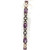 Sterling Silver Amethyst Oval Cut Prong Setting Tennis Bracelet