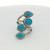 Sterling Silver Turquoise South Western Adjustable Ring