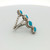 Sterling Silver Turquoise South Western Adjustable Ring