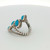 Sterling Silver Turquoise South Western Adjustable Ring