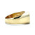 LeVian 18K Yellow Gold Channel Set Ruby Prong Set Diamond Mens Fashion Pinky Ring Size 7.5