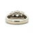 14K White Gold 1.62cttw Three Stone Oval Cut Diamonds Anniversary Wedding Band Size 6.5
