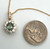 14K Yellow Gold GIA Certified 1.40ct Oval Natural Alexandrite .63cttw Diamond Halo Accented Pendant Necklace 18"