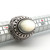 Sterling Silver Mother Of Pearl Vintage Style Cocktail Ring Size 6.5