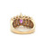 Sterling Silver Amethyst Marquise Cut With CZ Accents Fashion Ring Size 7