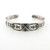 Vintage Navajo Sterling Silver Turquoise Fred Harvey Era Cuff Bracelet - Signed Lois Dinde