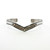 Vintage Navajo Sterling Silver 14k Gold Cuff Bracelet - Signed MM Rogers