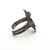 Vintage Navajo Sterling Silver Turquoise Cuff Bracelet