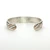 M. Kaye Sterling Silver Two Tone Braided Cuff Bracelet