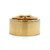 18K Yellow Gold 1.17ct Round Brilliant Solitaire Diamond Wide Contemporary Engagement Ring Size 6.75
