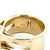 18K Yellow Gold 1.17ct Round Brilliant Solitaire Diamond Wide Contemporary Engagement Ring Size 6.75