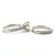 14K White Gold GIA Cert 1.59ct Round Brilliant 1.00ct Diamond Accented Engagement Wedding Ring Set 6.75