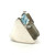 Sterling Silver Labradorite And Blue Topaz Square Oversized Ring Size 6