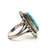 Sterling Silver Turquoise Vintage Navajo Style Ring Size 7
