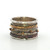 Sterling Silver Copper And Gold toned Spinner Ring Size 6