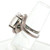 Sterling Silver CZ Oval Cut Statement Ring Size 6.5