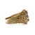 14K Yellow Gold App 1.0cttw Diamond Cluster Textured Design Mens Statement Ring Size 13