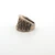 JAI Sterling Silver Wide Band Bamboo Ring Sz 8