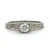 18K White Gold Vintage Filigree Approx 0.3 ct Diamond Engagement Ring Size 6