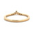 10K Yellow Gold .33ct Oval Cut Diamond Accented Whimsical Vintage Inspired Engagement Wedding Ring Size 7