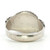 Sterling Silver Moonstone Oval Beaded Bezel Set Fashion Ring Size 8