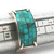 Sterling Silver Turquoise Inlay Stackable Ring Size 8