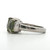 Sterling Silver Peridot Oval Cut Stackable Ring Size 7