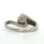 Sterling Silver Mystic Topaz Triangle Cut With CZ Accents Ring Size 9