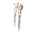 Native Vintage Sterling Silver Malachite Spoon Dangle Earrings