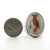 Vintage Zuni Sterling Silver Coral Mother of Pearl Cardinal Men’s Ring Signed RB Sz 13.25