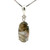 D'Joy Sterling Silver Labradorite with Diamond Accent Pendant Necklace 18"