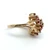 14K Yellow Gold Ruby Diamond Waterfall Fashion Statement Ring Size 8