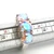 Sterling Silver Radiated Pink Topaz 3 Stone Stackable Ring Size 9