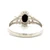 Sterling Silver Oval Cut Sapphire Ring Size 7
