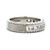 Sterling Silver Judith Ripka Square CZ Band Ring Size 7.75