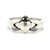 Sterling Silver Irish Claddagh Ring Size 7
